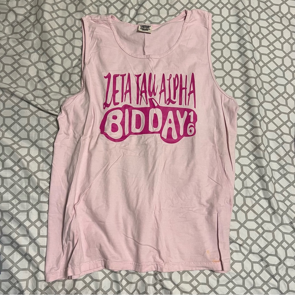Zeta Tau Alpha ZTA tank top